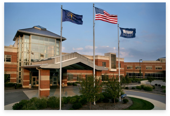 Witham Health Services campus in Lebanon, Indiana