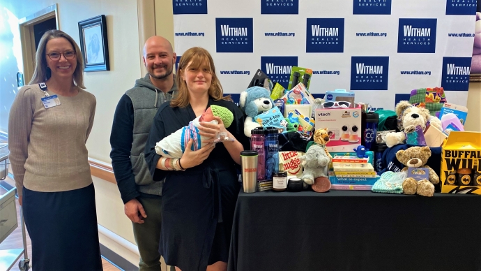 Witham CEO, Kelly Braverman, Bart and Janae Kraning and baby Jace