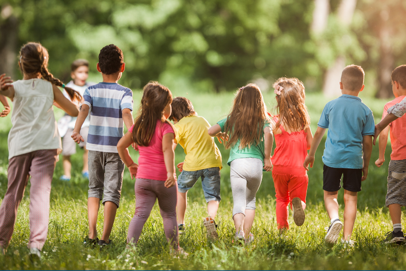 Children Running