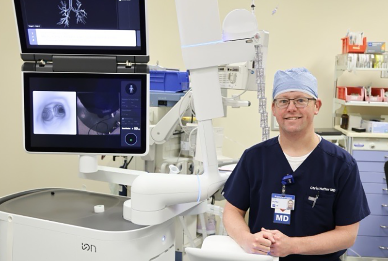 Dr. Huffer and the ION Robotic System