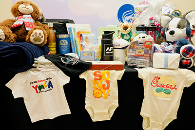 More than $2,000 in gifts were donated by local businesses to welcome the first baby of 2026. 